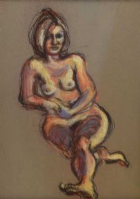 FEMALE NUDE STUDY by Michael Kane at Ross's Online Art Auctions