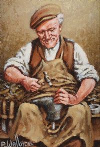 COBBLER by Roy Wallace at Ross's Online Art Auctions