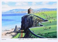 WEDDING AT MUSSENDEN TEMPLE by Cupar Pilson at Ross's Online Art Auctions