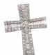 18CT WHITE GOLD AND DIAMOND CROSS PENDANT at Ross's Online Art Auctions