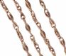 9CT ROSE GOLD FANCY-LINK NECKLACE at Ross's Online Art Auctions
