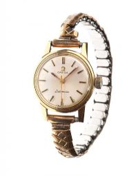 OMEGA GOLD-PLATED LADY'S WRIST WATCH at Ross's Online Art Auctions