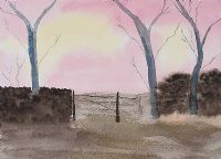 THE FIELD GATE by William Lindsay at Ross's Online Art Auctions