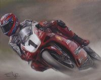 CARL FOGARTY by Stephen Doig at Ross's Online Art Auctions