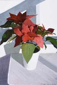 FLOWERS IN A VASE by Sean Lorinyenko at Ross's Online Art Auctions