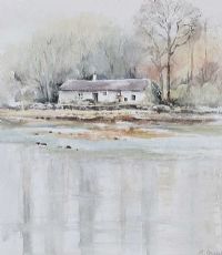 REFLECTIONS, STRANGFORD LOUGH by Rosemary Gaw ASU at Ross's Online Art Auctions
