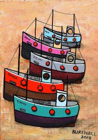 THE FAMOUS FIVE by Paul Bursnall at Ross's Online Art Auctions