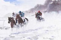 ALL WEATHER RACING, DUNDALK by Kenny Hayes at Ross's Online Art Auctions
