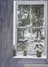 VIEW THROUGH THE WINDOW by Martin D. Cooke at Ross's Online Art Auctions