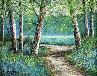 BLUEBELL WOODS by Andy Saunders at Ross's Online Art Auctions