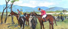 POINT TO POINT by Robert Dunleavey at Ross's Online Art Auctions