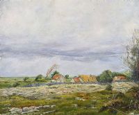 FARM IN BURREN COUNTY, COUNTY CLARE by T. Rooney at Ross's Online Art Auctions