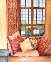 THE WINDOW SEAT by Mairead Duffy at Ross's Online Art Auctions