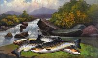SALMON by J.B. Russell at Ross's Online Art Auctions