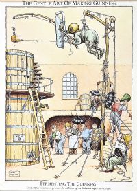 THE ART OF MAKING GUINNESS by John Ireland at Ross's Online Art Auctions