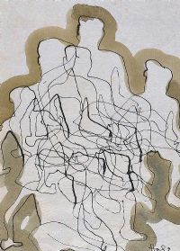 ABSTRACT FIGURES by Kenneth Hall at Ross's Online Art Auctions