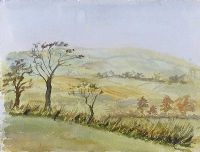 TREES IN A LANDSCAPE by Coralie de Burgh Kinahan at Ross's Online Art Auctions