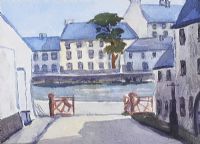 CANAL AT LISBURN by Irish School at Ross's Online Art Auctions