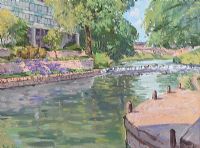 RIVER, SAN ANTONIO by Robert Taylor Carson RUA at Ross's Online Art Auctions