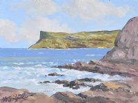 FAIRHEAD, COUNTY ANTRIM by Hugh McIlfatrick at Ross's Online Art Auctions