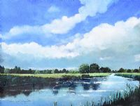 RIVER MEADOWS by Sean Lorinyenko at Ross's Online Art Auctions