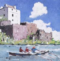 DOE CASTLE NEAR CREESLOUGH, DONEGAL by Sean Lorinyenko at Ross's Online Art Auctions
