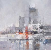 A HINT OF ORANGE by Colin Gibson at Ross's Online Art Auctions