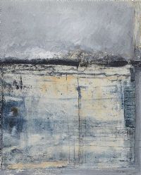 GREY LANDSCAPE by Malcolm Bennett RUA at Ross's Online Art Auctions