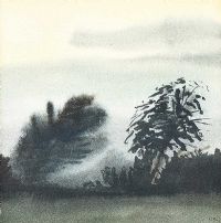 TWO TREES, LOUGH NEAGH by Kathleen Bell at Ross's Online Art Auctions