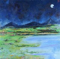 MOON OVER DONEGAL by David Gordon Hughes at Ross's Online Art Auctions