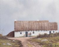 COTTAGE NEAR MALIN BEG, DONEGAL by Manson Blair UWS at Ross's Online Art Auctions