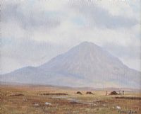 ERRIGAL MOUNTAIN, DONEGAL by Manson Blair UWS at Ross's Online Art Auctions