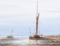 FISHING BOATS I by Alan Whitehead at Ross's Online Art Auctions