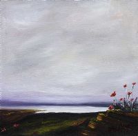 WILDPOPPIES HAVE THE BEST VIEW by Hayley Huckson at Ross's Online Art Auctions