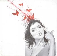 RED BUTTERFLIES by Brandon Doyle at Ross's Online Art Auctions