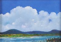 SEASCAPE NEAR MUCKISH, DOWNINGS, DONEGAL by Sean Lorinyenko at Ross's Online Art Auctions
