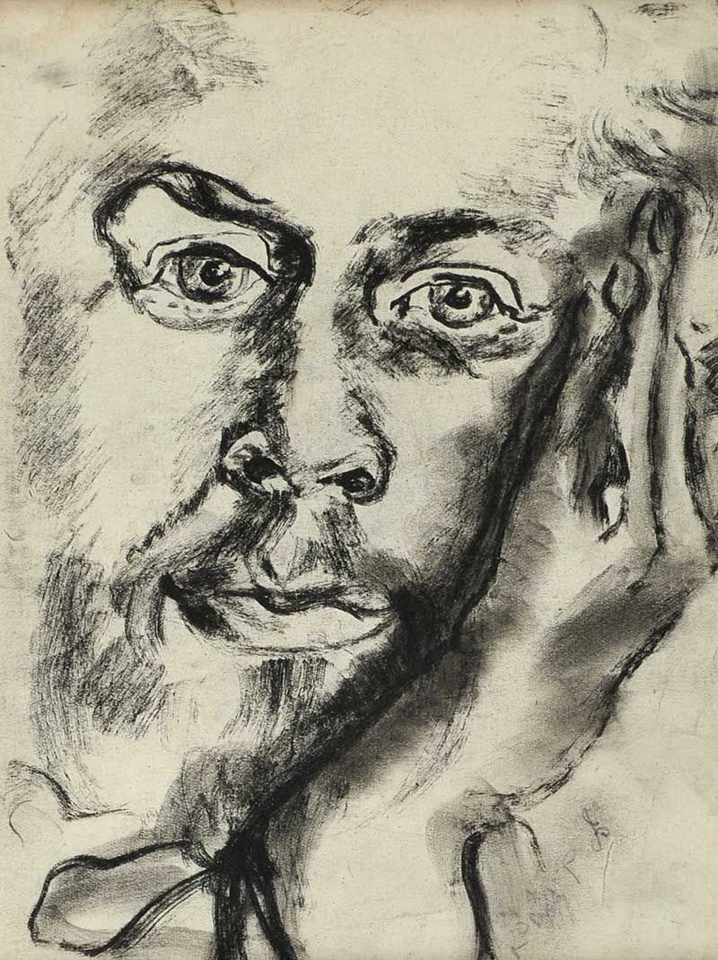 SELF PORTRAIT by Ronald Ossary Dunlop RA