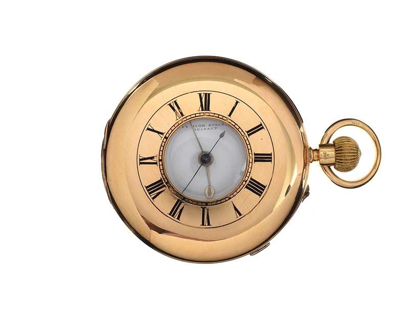18ct gold pocket watch