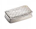 GEORGIAN SILVER SNUFF BOX at Ross's Online Art Auctions