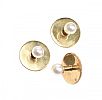 THREE PEARL MOUNTED DRESS STUDS at Ross's Online Art Auctions