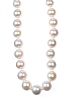 STRAND OF FRESHWATER CULTURED PEARLS WITH STERLING SILVER CITRINE CLASP at Ross's Online Art Auctions