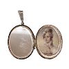 TWO SILVER LOCKETS (ONE BROKEN) at Ross's Online Art Auctions