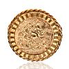 9CT GOLD COIN RING at Ross's Online Art Auctions