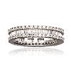 14CT WHITE GOLD DIAMOND ETERNITY RING at Ross's Online Art Auctions