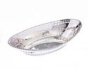 ADAM STYLE BOAT SHAPED SILVER BOWL at Ross's Online Art Auctions
