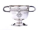 IRISH SILVER TWO HANDLED CUP at Ross's Online Art Auctions