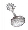 ENGRAVED SILVER POURING SPOON at Ross's Online Art Auctions