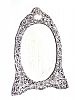 EMBOSSED SILVER DRESSING TABLE MIRROR at Ross's Online Art Auctions