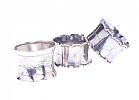 FOUR SILVER NAPKIN RINGS at Ross's Online Art Auctions