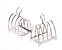 PAIR OF SILVER PLATED TOAST RACKS at Ross's Online Art Auctions